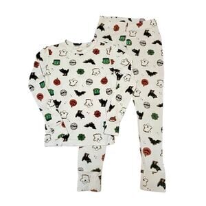 Gap Halloween Cookies Organic Cotton PJs Size 8